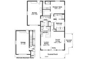 Craftsman Style House Plan - 2 Beds 2 Baths 1321 Sq/Ft Plan #124-725 