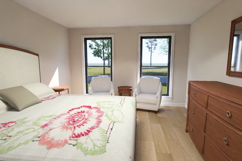 Architectural House Design - Interior - Master Bedroom 1 for Traditional House Plan #513-2458 - 3 bed, 2 bath