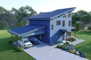 Contemporary Style House Plan - 3 Beds 2.5 Baths 2176 Sq/Ft Plan #932-1334 