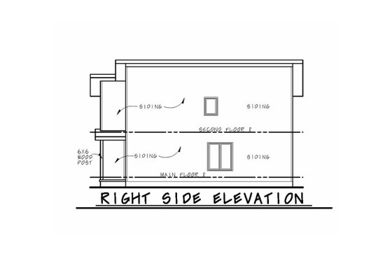 Exterior - Other Elevation 1 for Contemporary House Plan #20-2464 - 12 bed, 12.5 bath
