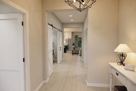Interior - Entry for Craftsman House Plan #51-1530 - 3 bed, 2 bath