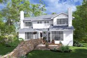 Colonial Style House Plan - 6 Beds 6 Baths 3597 Sq/Ft Plan #120-288 