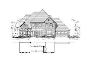 Traditional Exterior - Front Elevation Plan #411-448