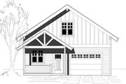 Country Style House Plan - 3 Beds 2 Baths 1230 Sq/Ft Plan #423-35 