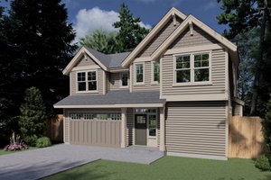 Home Plan - Craftsman Exterior - Front Elevation Plan #53-604