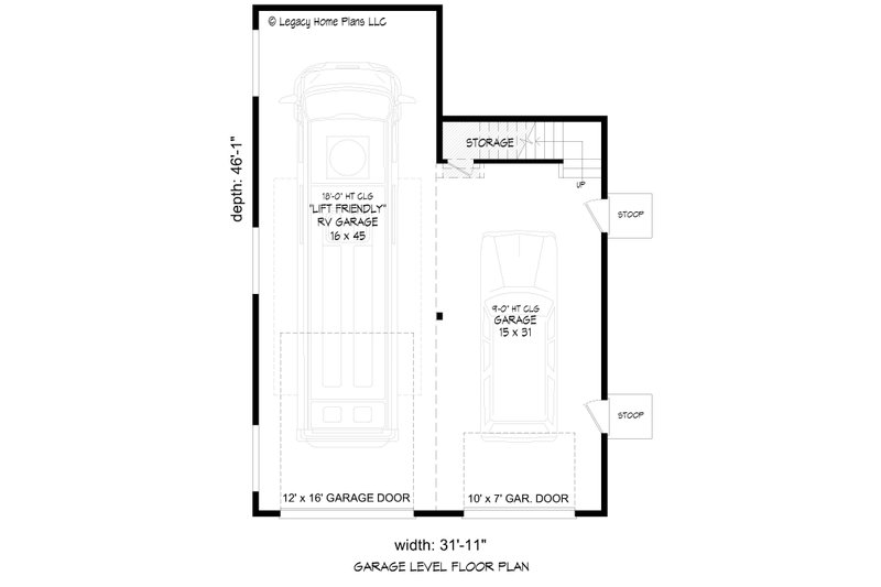 House Plan Design - Floor Plan - Main Floor for Traditional House Plan #932-732, 0 bath