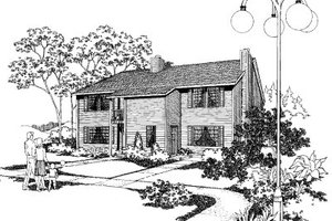 Traditional Exterior - Front Elevation Plan #303-201