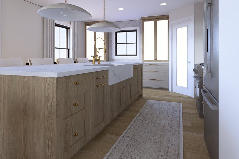 Dream House Plan - Interior - Kitchen for Barndominium House Plan #1064-338 - 4 bed, 2.5 bath