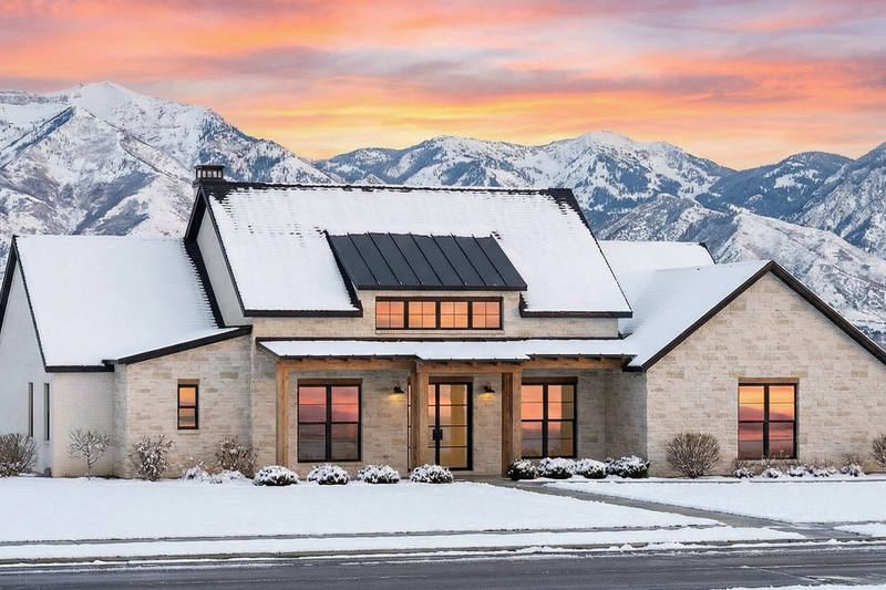 House Design - Exterior - Front Elevation 3 for Farmhouse House Plan #1096-75 - 4 bed, 3 bath