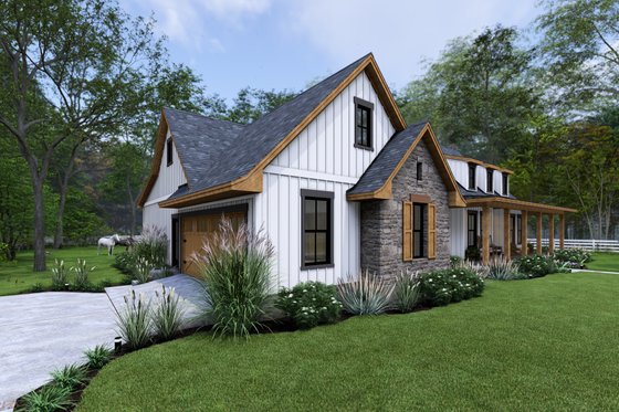 Exterior - Other Elevation for Cottage House Plan #120-286 - 3 bed, 2.5 bath