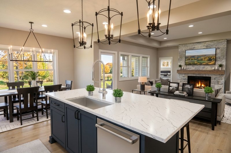 House Plan Design - Interior - Kitchen 1 for Farmhouse House Plan #51-1520 - 3 bed, 2.5 bath