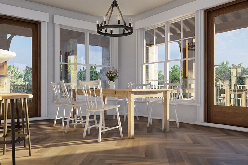 Home Plan - Interior - Dining Room for Country House Plan #17-2452 - 5 bed, 3 bath