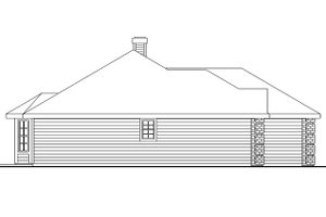 Exterior - Other Elevation for Traditional House Plan #124-569 - 3 bed, 2 bath