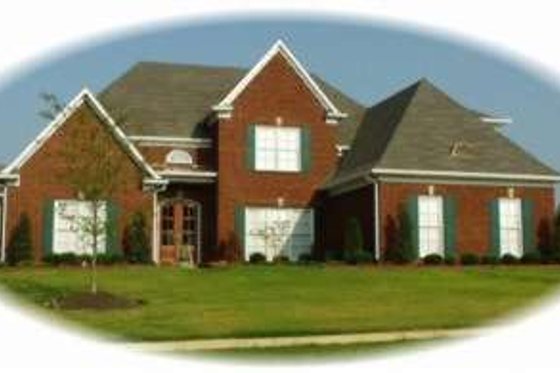 Exterior - Front Elevation for European House Plan #81-1308 - 4 bed, 3.5 bath