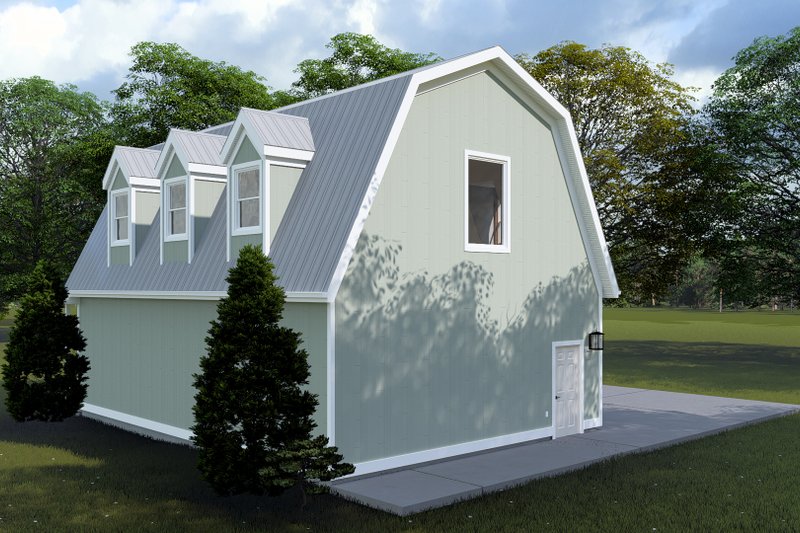 House Design - Exterior - Other Elevation 1 for Country House Plan #1060-228, 0 bath