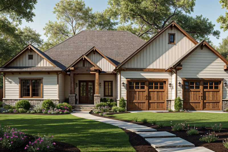 House Blueprint - Photo 19 for Farmhouse House Plan #1109-13 - 5 bed, 3.5 bath