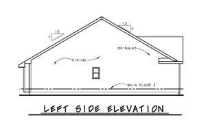 Exterior - Other Elevation 1 for Traditional House Plan #20-2452 - 3 bed, 2.5 bath