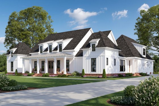 Exterior - Other Elevation for Farmhouse House Plan #1074-90 - 4 bed, 3.5 bath