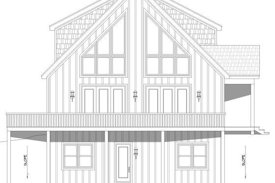 Exterior - Other Elevation for Southern House Plan #932-891 - 3 bed, 2.5 bath