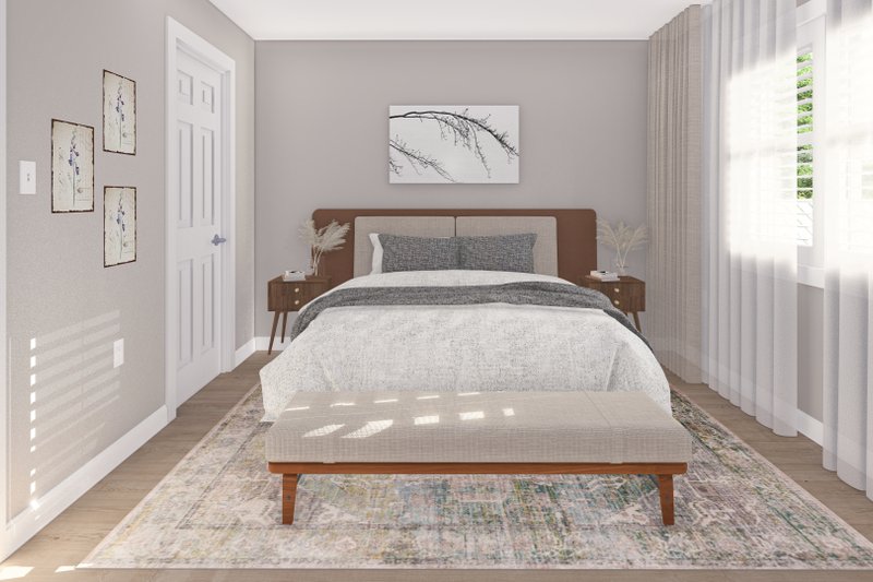 House Plan Design - Interior - Master Bedroom for Ranch House Plan #1060-388 - 3 bed, 1.5 bath