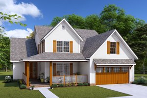 Farmhouse Exterior - Front Elevation Plan #513-2239