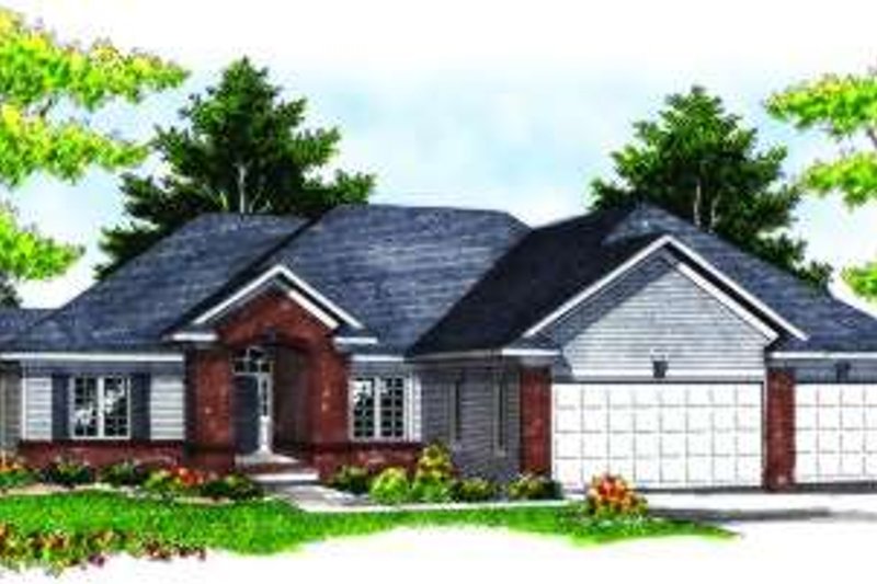 House Plan Design - Traditional Exterior - Front Elevation Plan #70-819