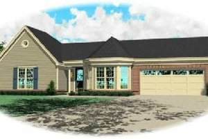 Ranch Exterior - Front Elevation Plan #81-192