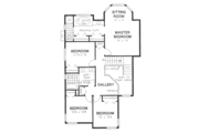 European Style House Plan - 5 Beds 2.5 Baths 2461 Sq/Ft Plan #18-9038 