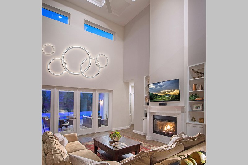 Architectural House Design - Interior - Family Room 1 for Contemporary House Plan #938-92 - 4 bed, 4 bath