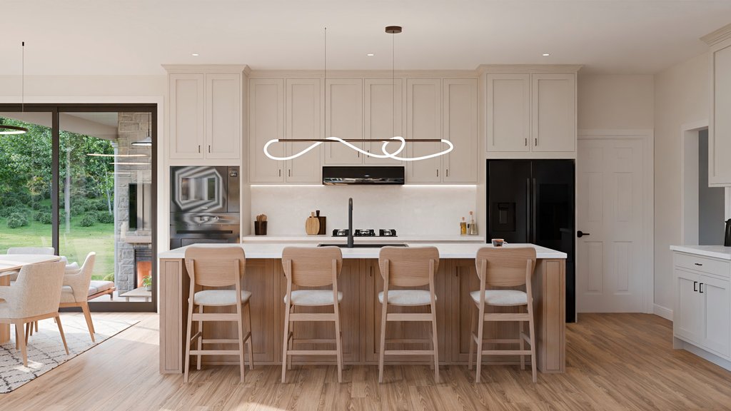 Interior - Kitchen for Country House Plan #1089-65 - 3 bed, 2.5 bath