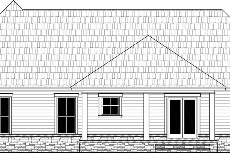 Dream House Plan - Exterior - Rear Elevation for Country House Plan #21-460 - 4 bed, 3 bath