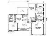 Ranch Style House Plan - 3 Beds 2 Baths 1631 Sq/Ft Plan #312-195 