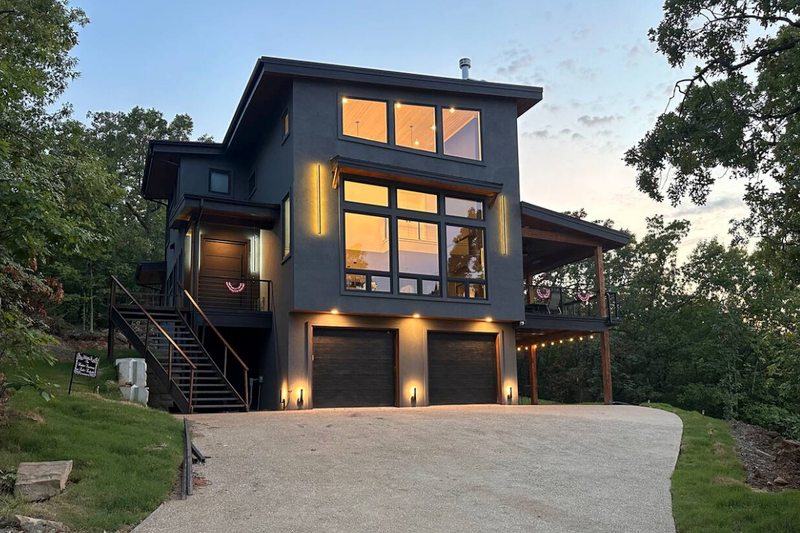 Architectural House Design - Exterior - Front Elevation 3 for Contemporary House Plan #1070-7 - 3 bed, 3 bath