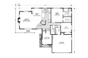 Craftsman Style House Plan - 3 Beds 3 Baths 1640 Sq/Ft Plan #53-519 