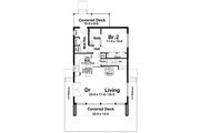 Contemporary Style House Plan - 2 Beds 2 Baths 1187 Sq/Ft Plan #126-292 
