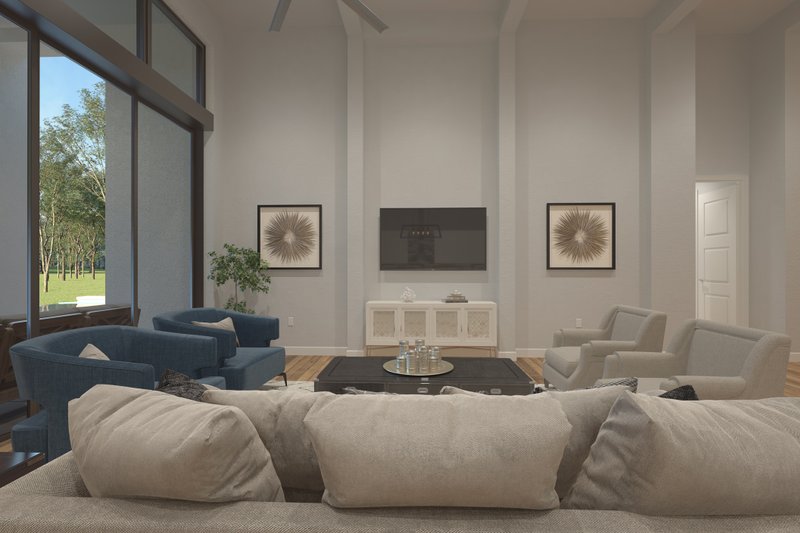 House Plan Design - Interior - Family Room 1 for Contemporary House Plan #930-539 - 3 bed, 3.5 bath