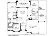 Ranch Style House Plan - 2 Beds 2.5 Baths 2081 Sq/Ft Plan #70-1117 