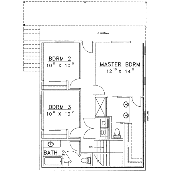 Dream House Plan - Traditional Floor Plan - Lower Floor Plan #117-288