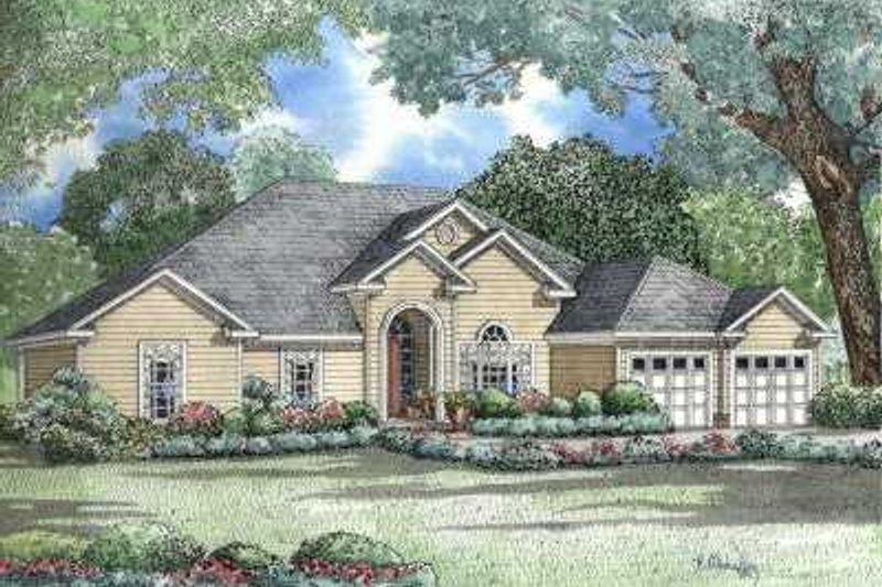 House Plan Design - Traditional Exterior - Front Elevation Plan #17-600