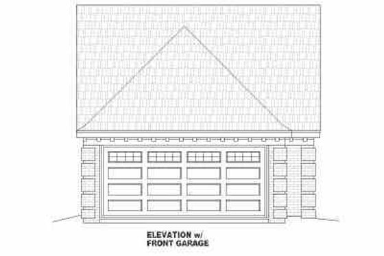 Exterior - Other Elevation for Southern House Plan #81-184 - 3 bed, 2 bath