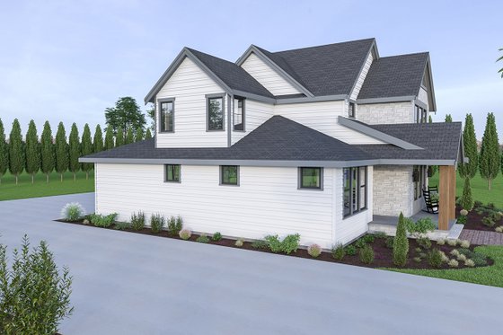 Exterior - Other Elevation for Farmhouse House Plan #1070-41 - 4 bed, 3.5 bath