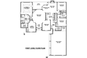 European Style House Plan - 4 Beds 3 Baths 4431 Sq/Ft Plan #81-1294 