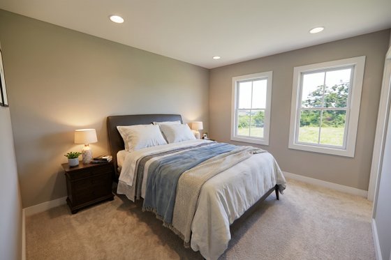Interior - Bedroom 3 for Farmhouse House Plan #51-1526 - 4 bed, 2.5 bath