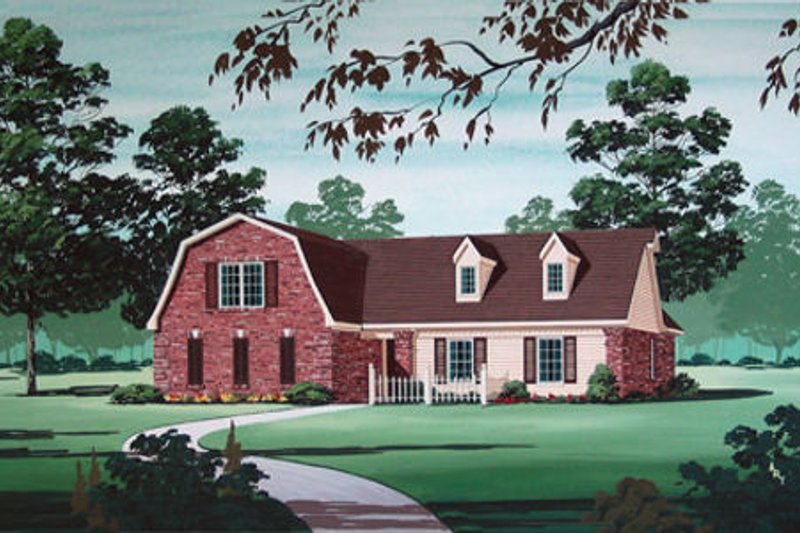 Dream House Plan - Exterior - Other Elevation for Country House Plan #45-320 - 3 bed, 2 bath
