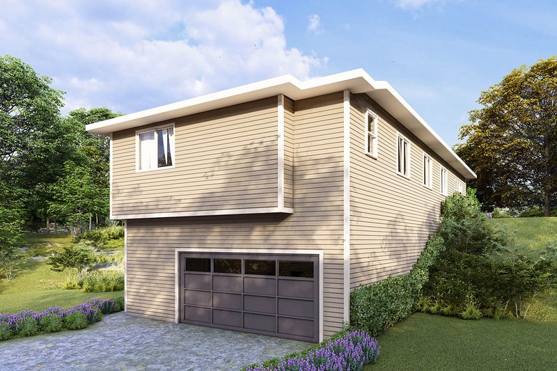 Home Plan - Exterior - Rear Elevation for Traditional House Plan #124-1403 - 3 bed, 2 bath