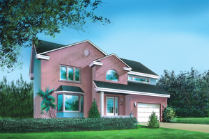 Traditional Exterior - Front Elevation Plan #25-2110