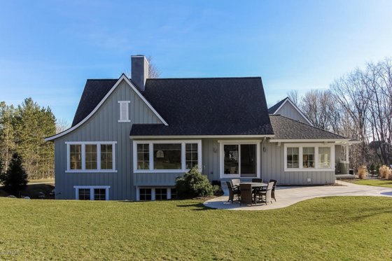 Exterior - Rear Elevation for Traditional House Plan #901-135 - 4 bed, 2.5 bath