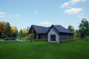 Craftsman Style House Plan - 3 Beds 2 Baths 1654 Sq/Ft Plan #1116-28 Exterior 