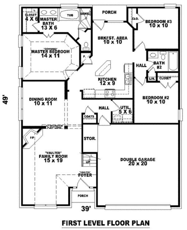 European Floor Plan - Main Floor Plan #81-764