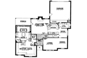 European Style House Plan - 4 Beds 2.5 Baths 2661 Sq/Ft Plan #40-271 